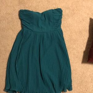 Teal dress MM couture